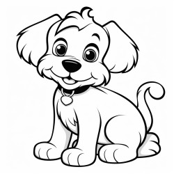 a cute dog