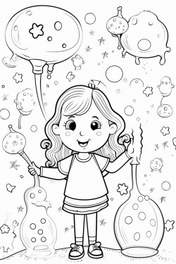 teacher appreciation with different bubble for kids to color