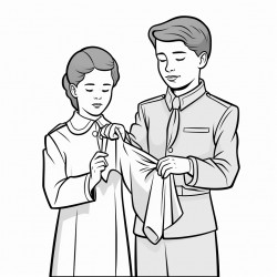 be dressed and ready for service for teens