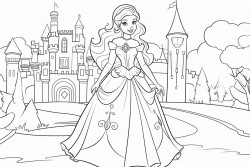 princess with castle
