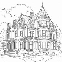 mansion decorated