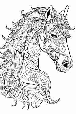 portrait of a horse
