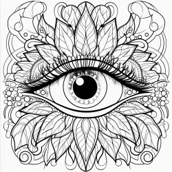 colorful eye