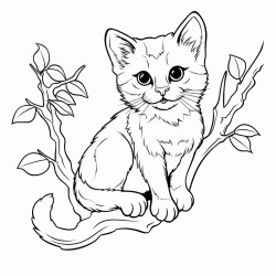 cat in a tree