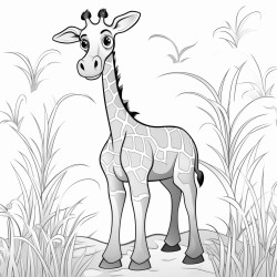 une girafe qui mange des feuille