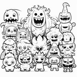 monstres dhalloween