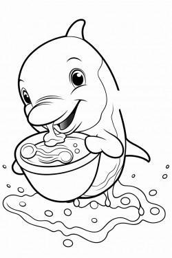 dolphing with icecream