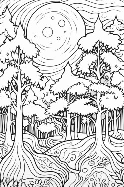 spooky forests and woods