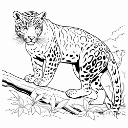 un jaguar del amazonas