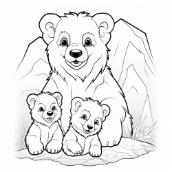family cubs of kangro