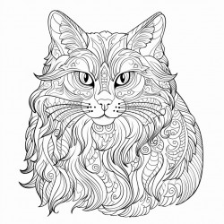 a norwegian forest cat