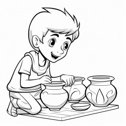 pottery making