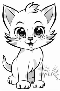 smiling kitten