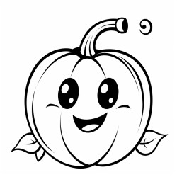 una simpatica calabaza en halloween para nios pequeos
