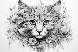 un gato