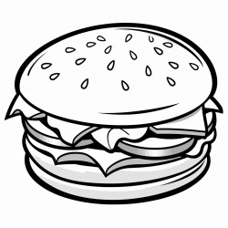 a simple hamburger