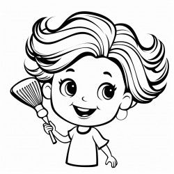 hair brush only brush no other image