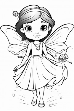 a young girl with delicate dragonfly wings
