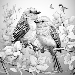 birds in nature