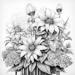 space shuttle sunflowers