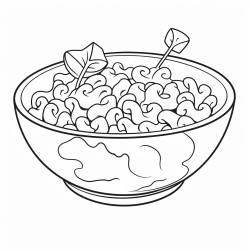 a bowl of macaroni and cheese