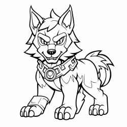 lobo bueno animado