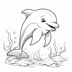 smiling baby dolphins