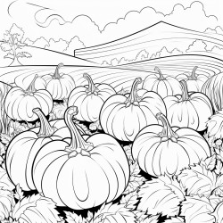 pumpkins in pumpkin patch