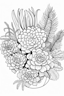 succulent arrangement