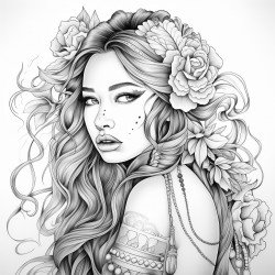 mujer joven llendo ala escuela  cuerpo completo