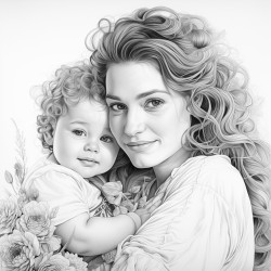 mother and son