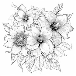 clematis flowers