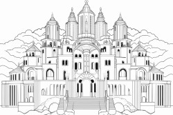 art deco chateau