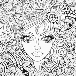 a coloring book combined with motivational affirmations