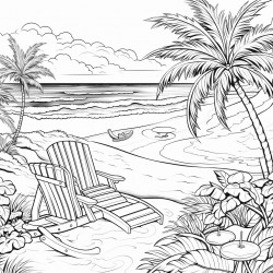 summer beach sunny day