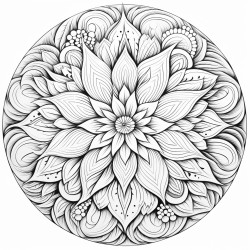 stress relief mandala