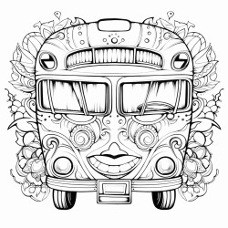 school bus front