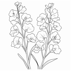 larkspur flower