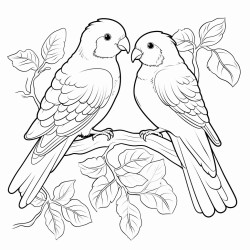 deux oiseaux qui volent