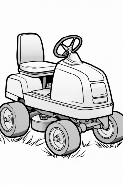 ride on lawn mower simple