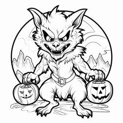 halloween werewolf