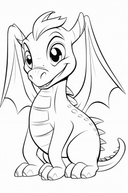 create a cute little dragon with unusual details with the ability of atmokinesis