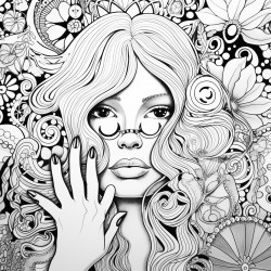 hippie peace strong fierce phoneix