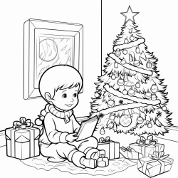 christmas coloring page