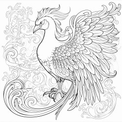 beautiful majestic mitical beautiful phoenix