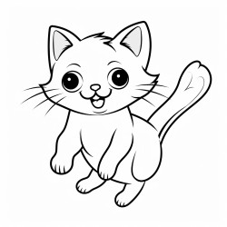 cat jumping of can