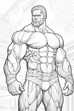 bodybuilder flexing his massive pecs