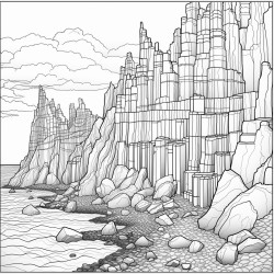 reynisdrangar basalt columns iceland