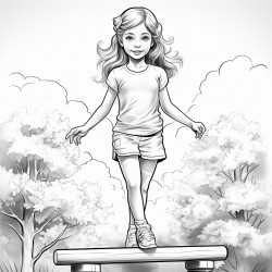gymnastics balance beam