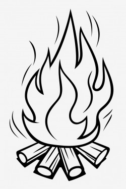 fire burning